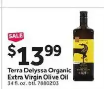 Stop&Shop Terra Delyssa Organic Extra Virgin Olive Oil offer