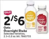 Stop&Shop Oats Overnight Shake offer