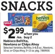 Stop&Shop Nabisco BelVita, Newtons or Chips Ahoy offer