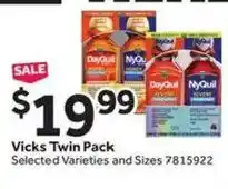 Stop&Shop Vicks Twin Pack offer
