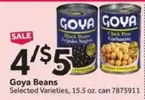 Stop&Shop Goya Beans offer