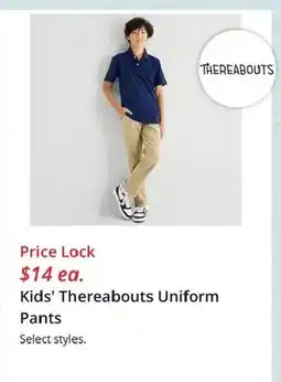 JC Penney Kids' Thereabouts Uniform Pants offer