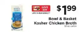 ShopRite Bowl & Basket Kosher Chicken Broth offer
