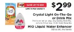 ShopRite Crystal Light On-The-Go or Drink Mix offer
