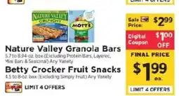 ShopRite Nature Valley Granola Bars offer