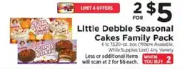 ShopRite Little Debbie Seasonal Cakes Family Pack offer