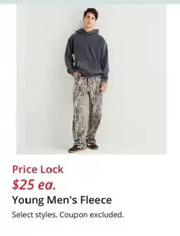 JC Penney Young Men's Fleece offer