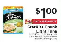 ShopRite StarKist Chunk Light Tuna offer