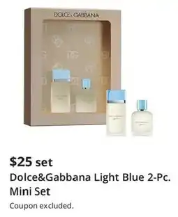 JC Penney Dolce&Gabbana Light Blue 2-Pc. Mini Set offer
