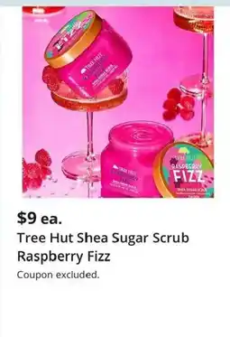 JC Penney Tree Hut Shea Sugar Scrub Raspberry Fizz offer