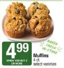 Star Market Muffins offer