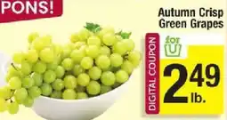 Star Market Autumn Crisp Green Grapes offer