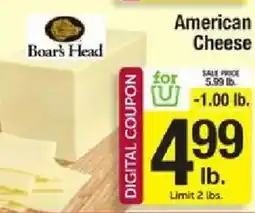 Star Market Boar's Head American Cheese offer