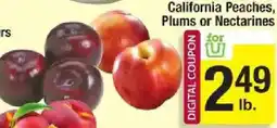 Star Market California Peaches, Plums or Nectarines offer