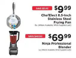 ShopRite ChefElect 8.5-Inch Stainless Steel Frying Pan offer