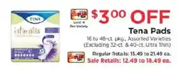 ShopRite Tena Pads offer