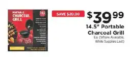ShopRite Portable Charcoal Grill offer