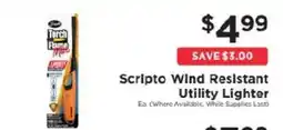 ShopRite Scripto Wind Resistant Utility Lighter offer