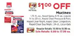 ShopRite Mucinex offer