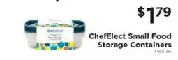 ShopRite Chefelect small food storage containers offer