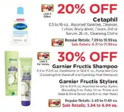ShopRite Cetaphil cleanser, serum, or cleansing cloths offer