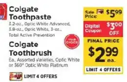 Colgate toothpaste