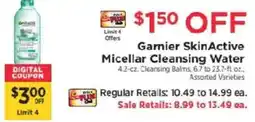 ShopRite Garnier SkinActive Micellar Cleansing Water offer