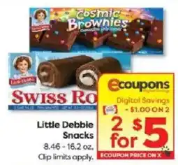 Weis Markets Little Debbie Snacks offer