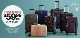 JC Penney Skyway Everett Hardside Or Softside Luggage offer