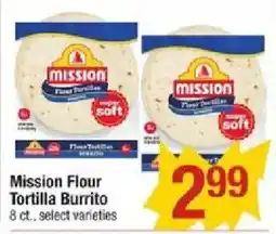 Star Market Mission Flour Tortilla Burrito offer