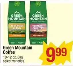 Star Market Green Mountain Coffee offer