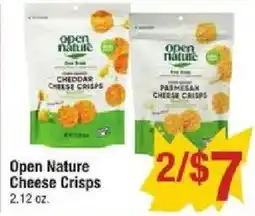 Star Market Open Nature Cheese Crisps offer