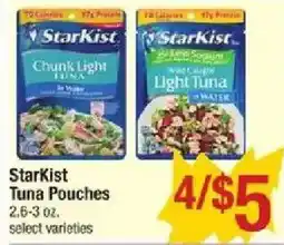 Star Market StarKist Tuna Pouches offer
