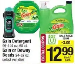 Star Market Gain Detergent offer