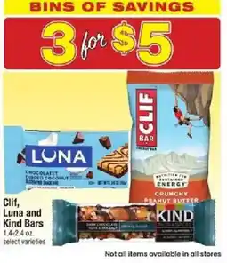 Star Market Clif, Luna and Kind Bars offer