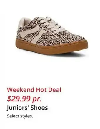 JC Penney Juniors' Shoes offer