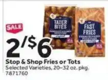 Stop&Shop Stop & Shop Fries or Tots offer