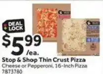 Stop&Shop Stop & Shop Thin Crust Pizza offer