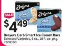 Stop&Shop Breyers Carb Smart Ice Cream Bars offer