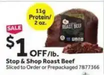 Stop&Shop Stop & Shop Roast Beef offer