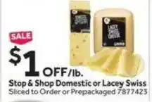 Stop&Shop Stop & Shop Domestic or Lacey Swiss offer