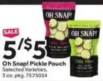 Stop&Shop Oh Snap! Pickle Pouch offer