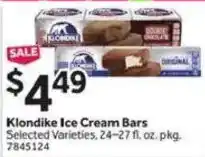 Stop&Shop Klondike Ice Cream Bars offer