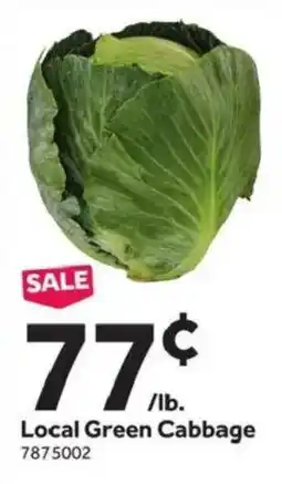 Stop&Shop Local Green Cabbage offer