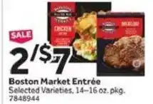 Stop&Shop Boston Market Entrée offer