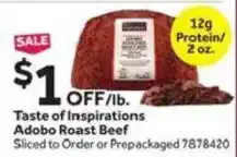 Stop&Shop Taste of Inspirations Adobo Roast Beef offer