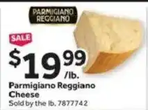 Stop&Shop Parmigiano Reggiano Cheese offer