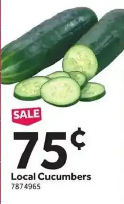 Stop&Shop Local Cucumbers offer