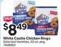 Stop&Shop White Castle Chicken Rings offer