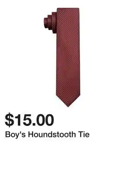 Belk Boy's Houndstooth Tie offer